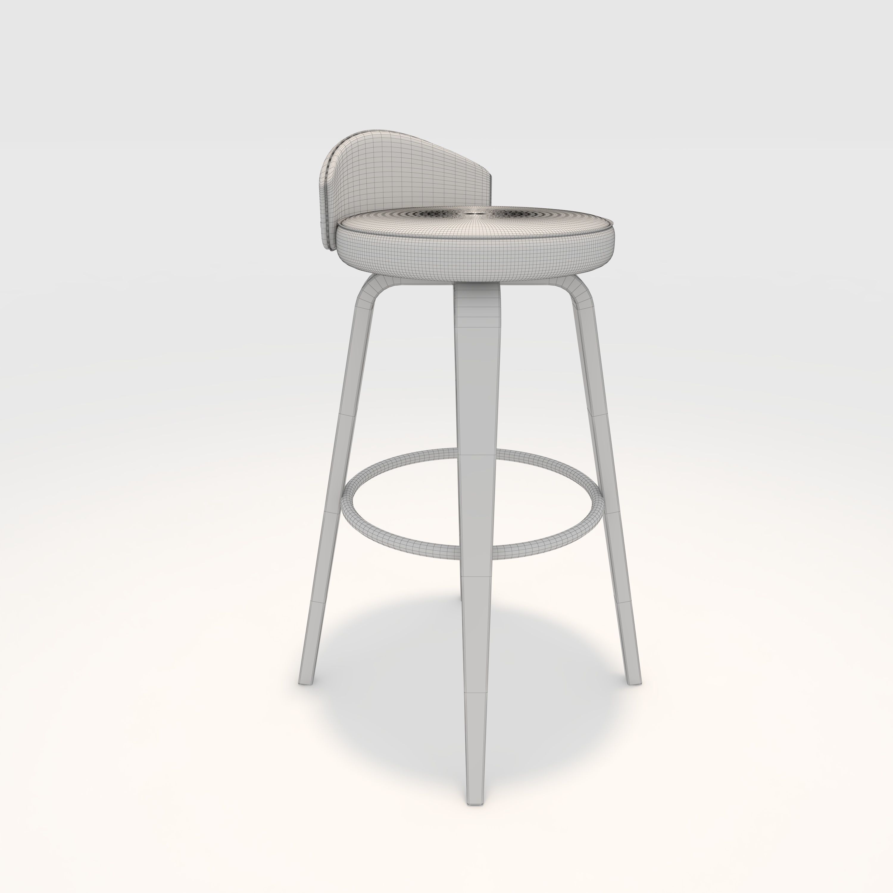 Bar Stool 51 3D model_7