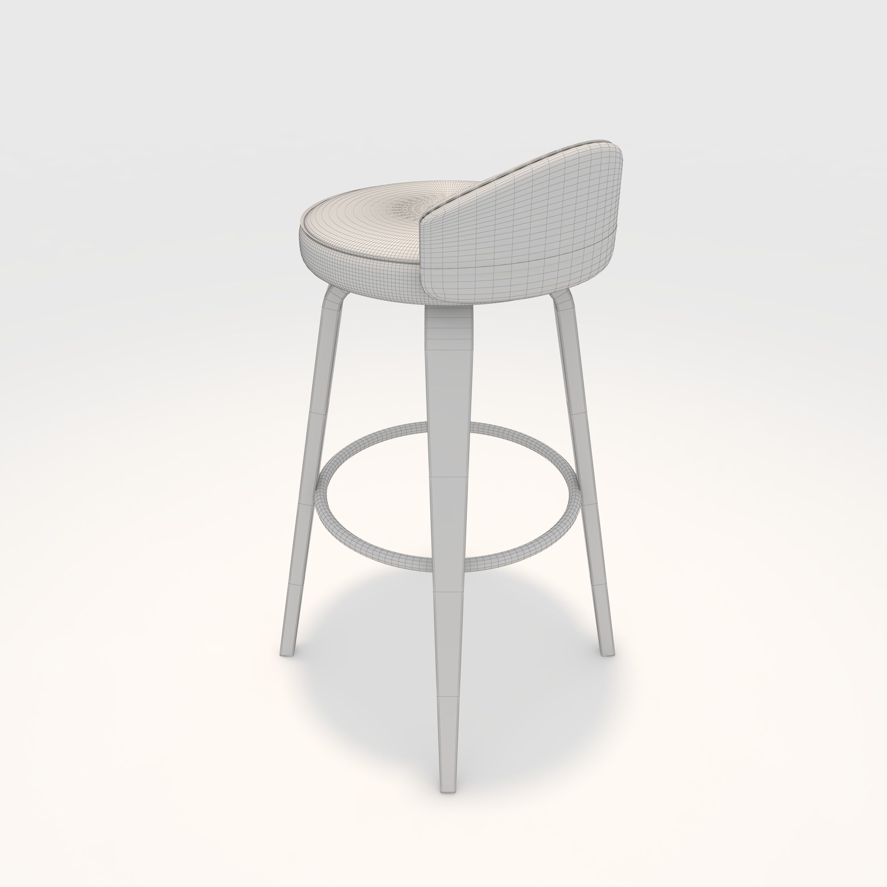 Bar Stool 51 3D model_5