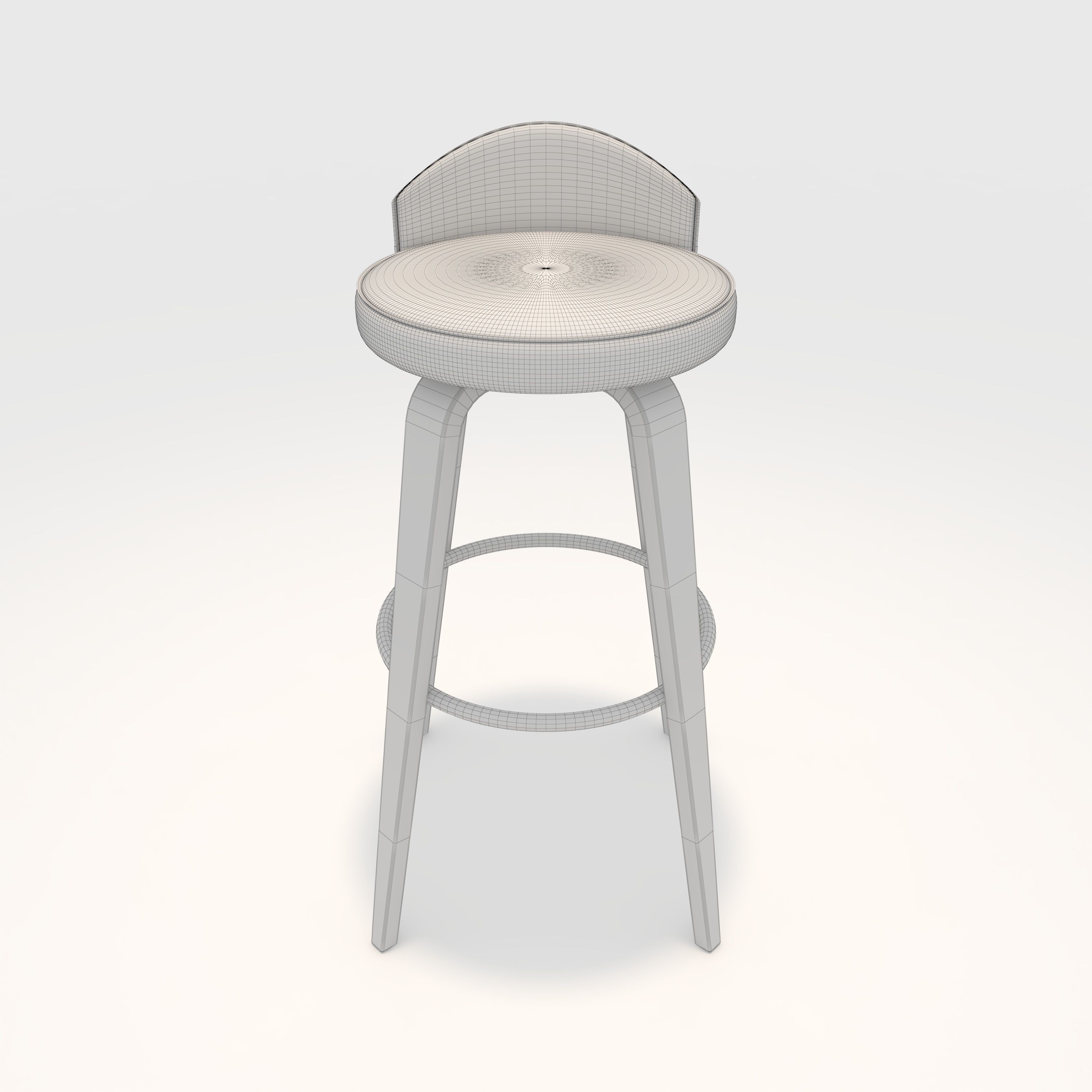 Bar Stool 51 3D model_3