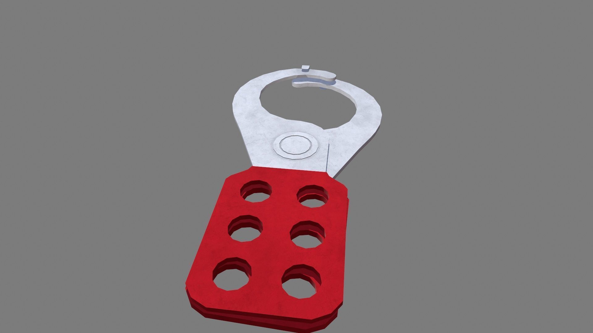 Lockout Station Low-poly 3D model_3