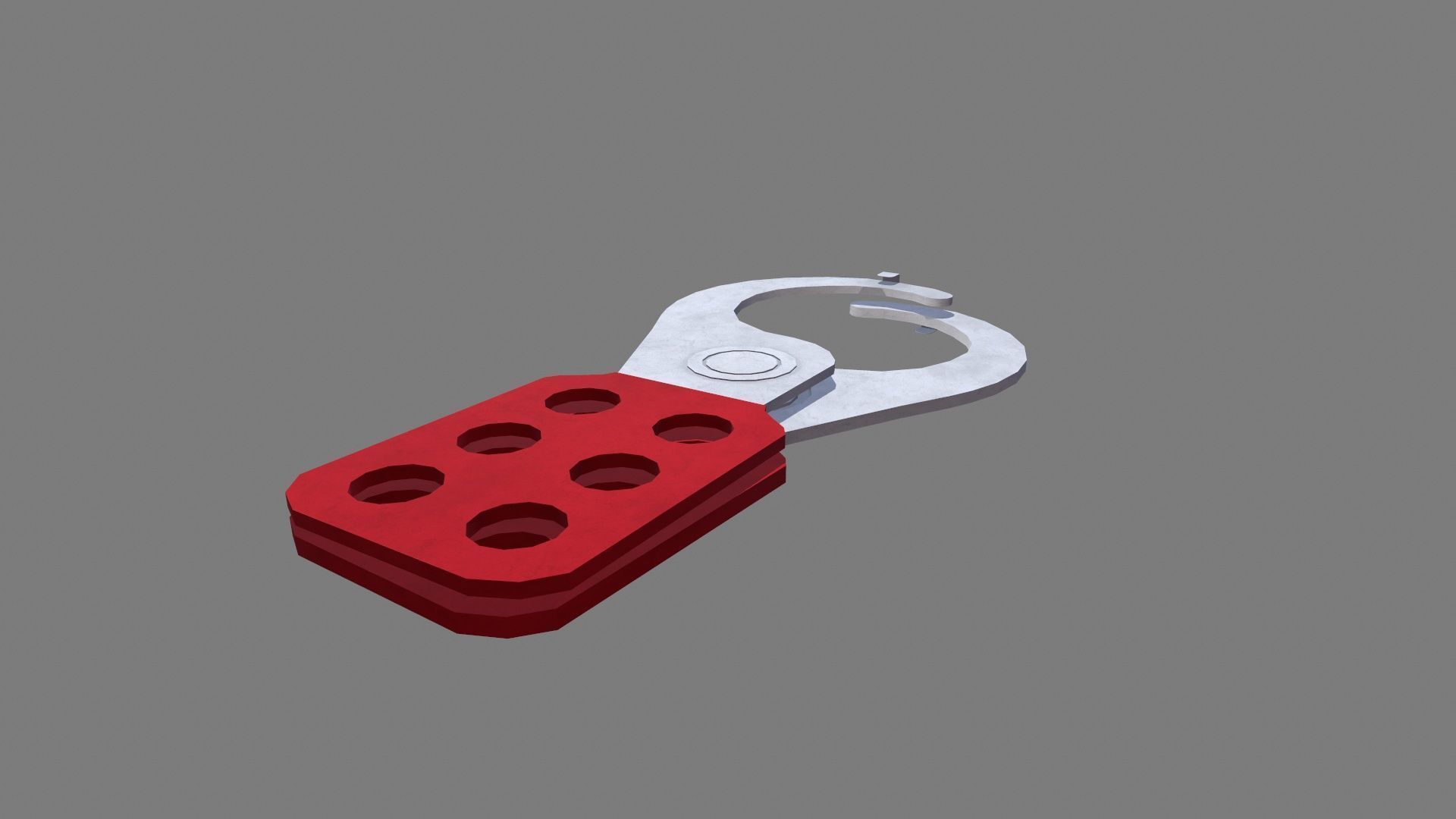 Lockout Station Low-poly 3D model_8