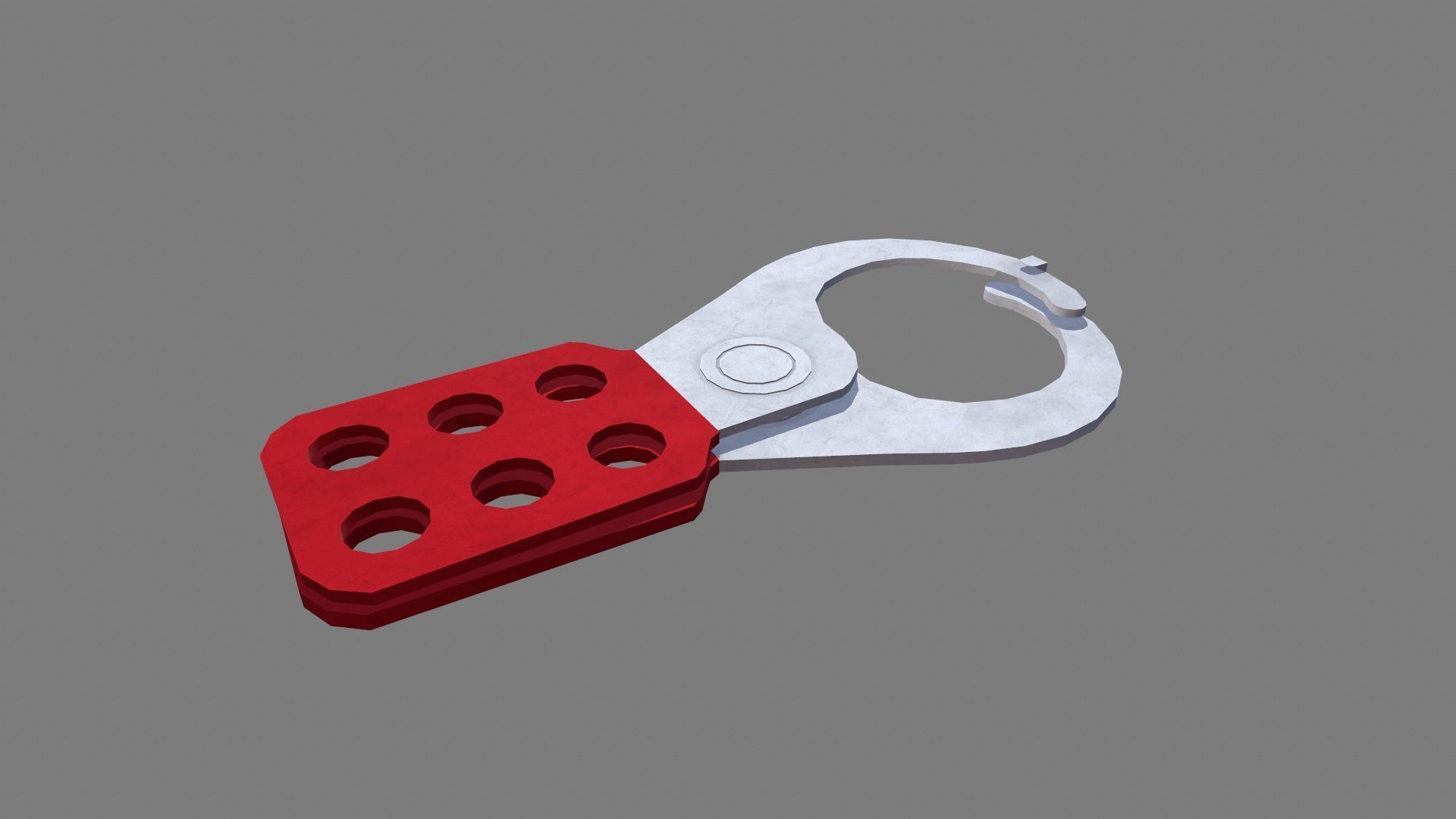 Lockout Station Low-poly 3D model_4