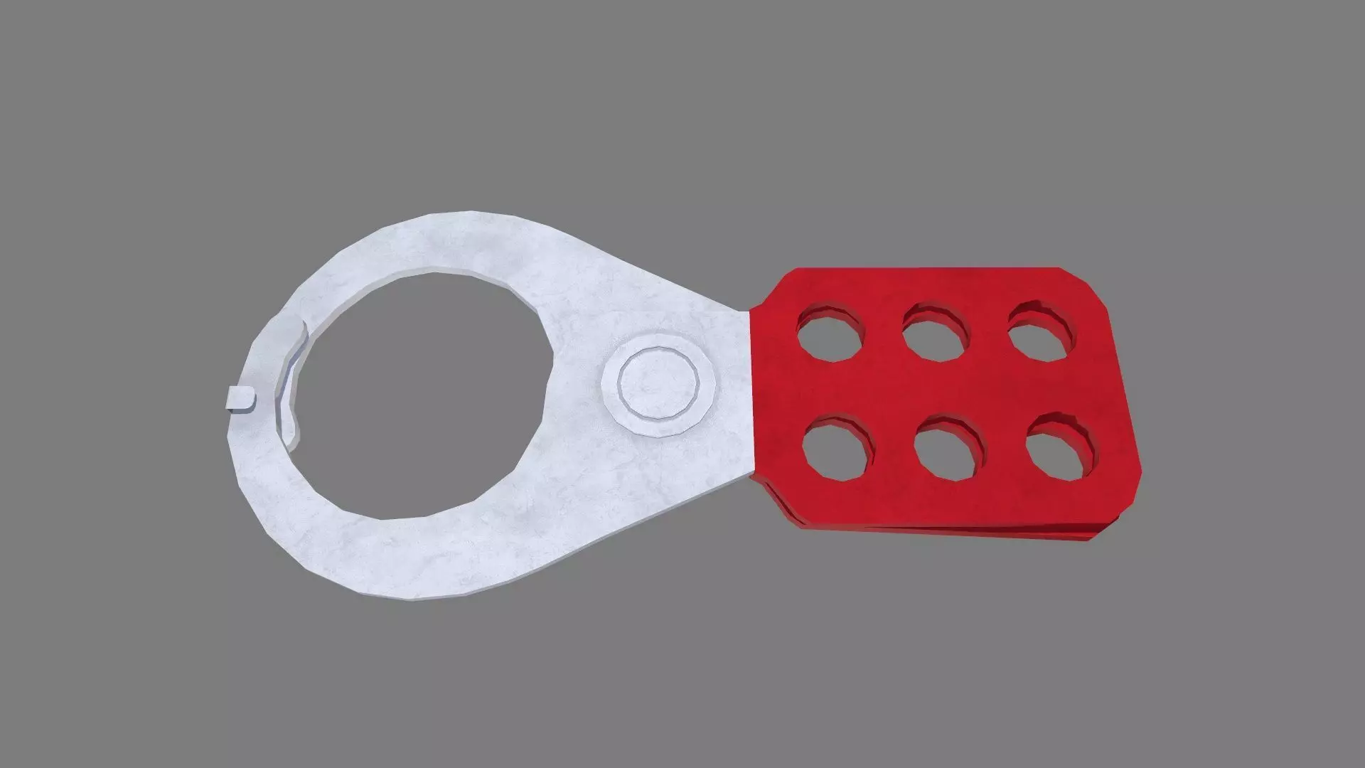 Lockout Station Low-poly 3D model_0