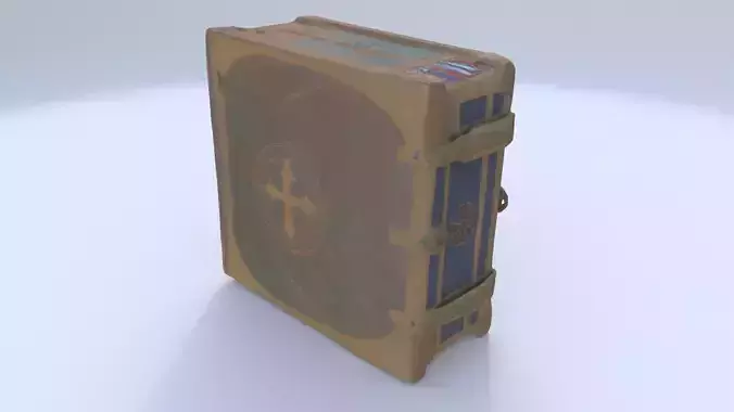 Holy Book Cover 3D model