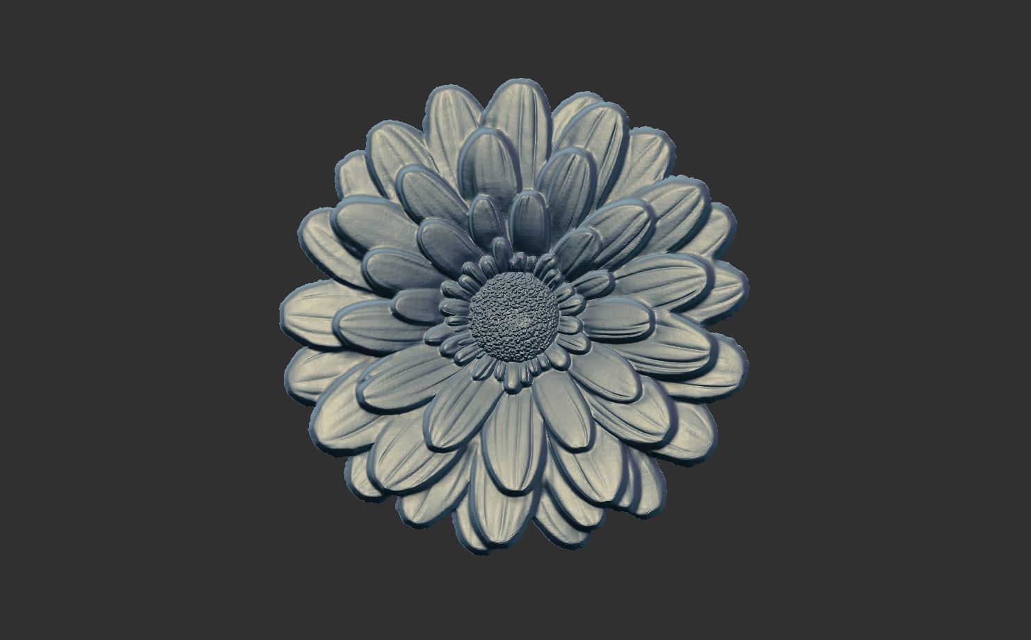 flower cnc model 1  3D print model_6