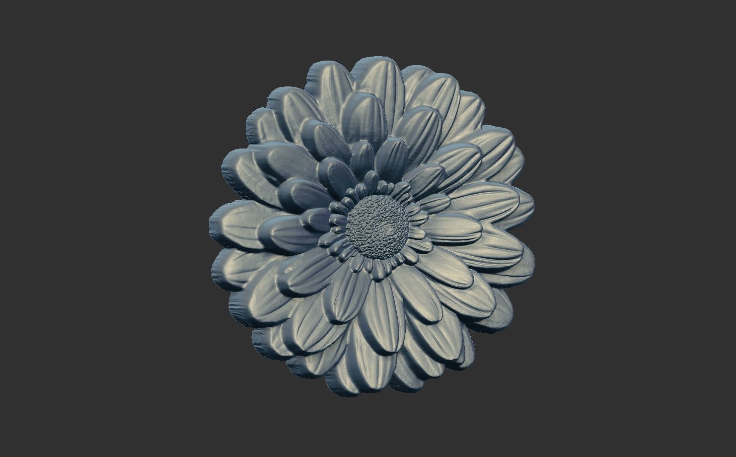 flower cnc model 1  3D print model_5
