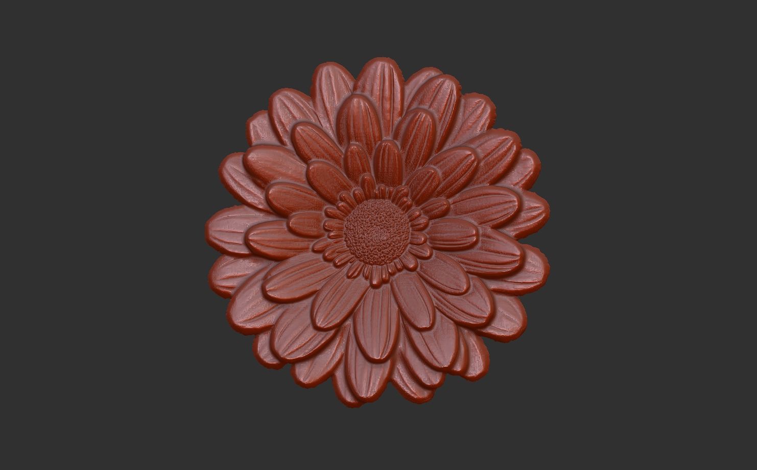 flower cnc model 1  3D print model_4