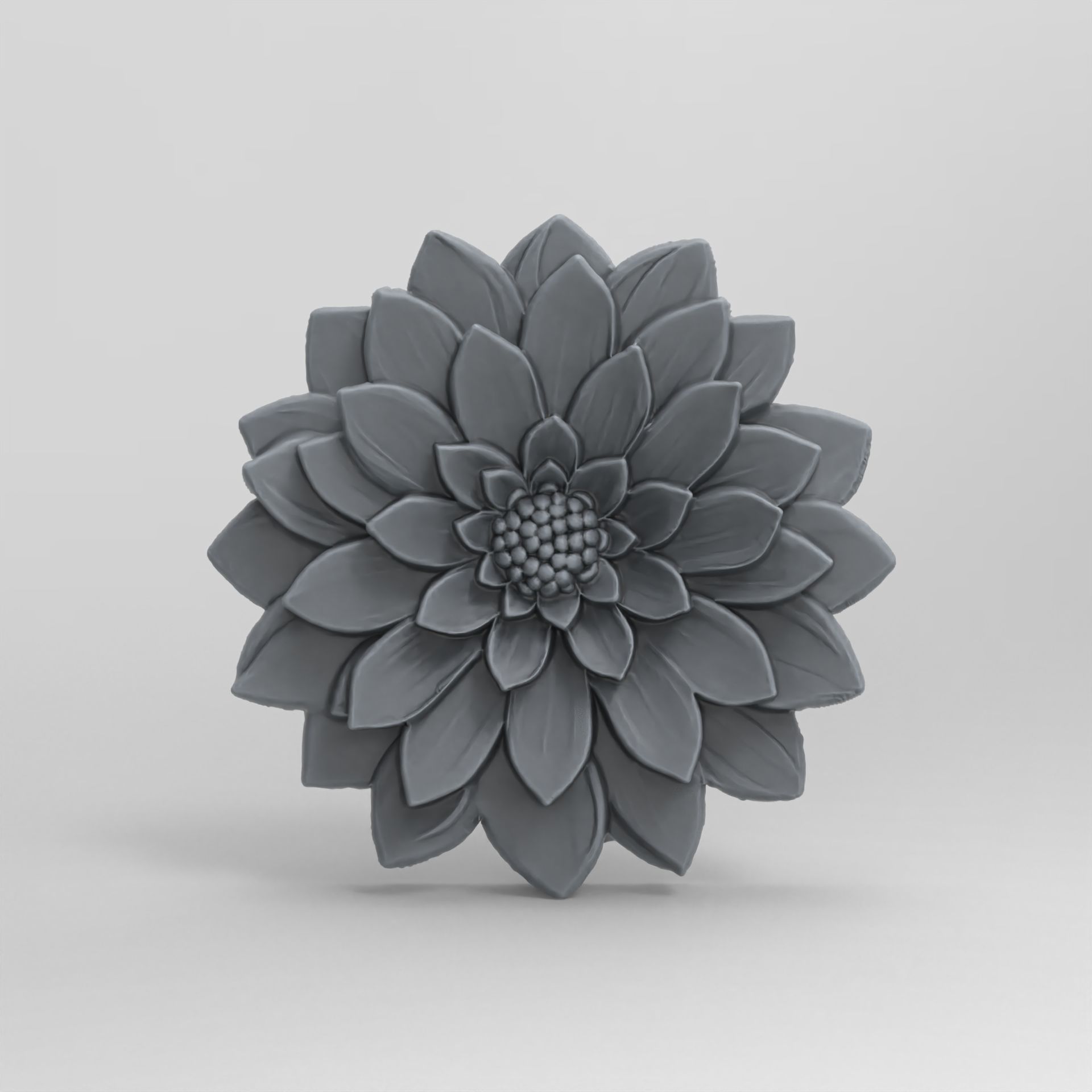 flower cnc model 2  3D print model_2