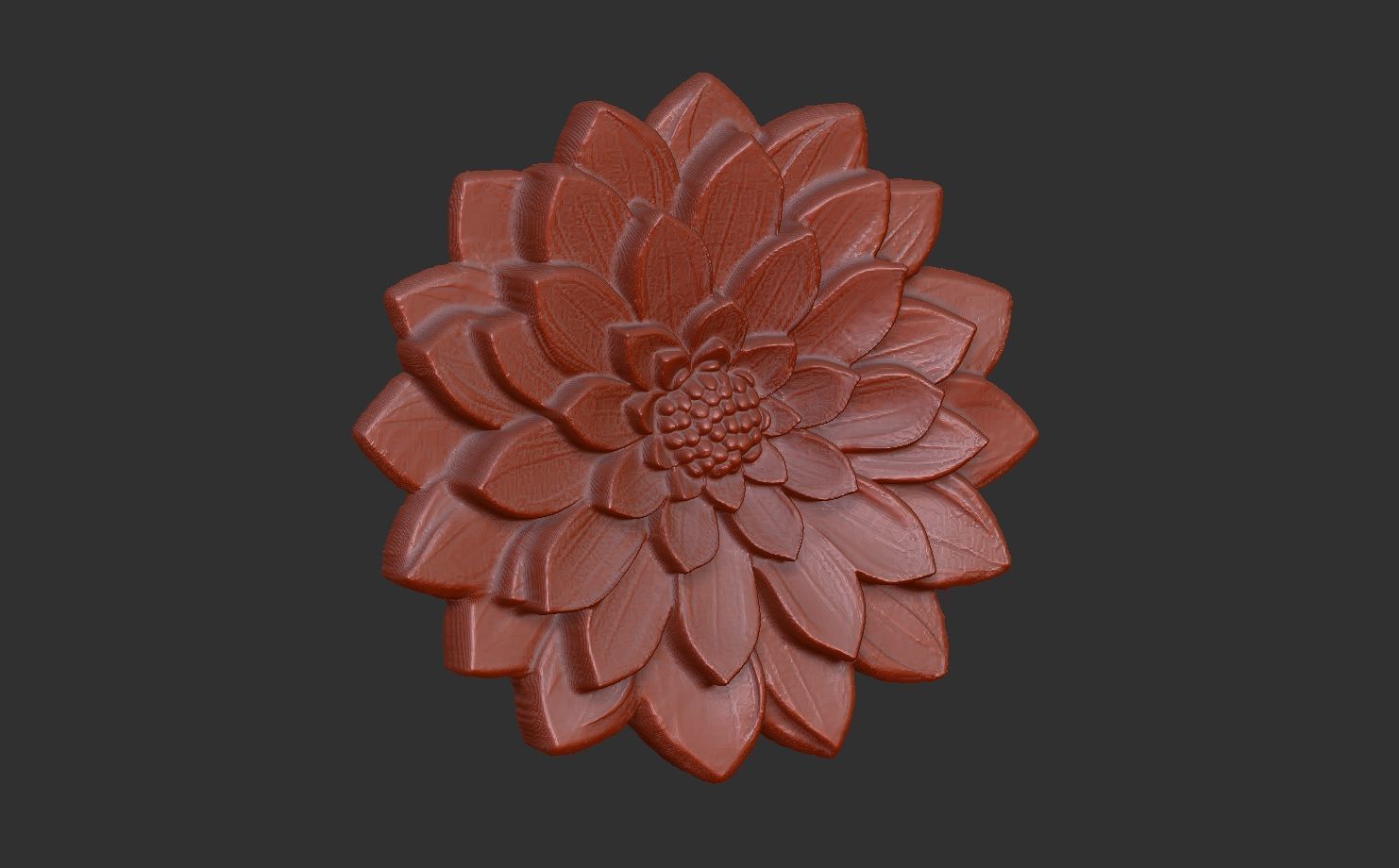 flower cnc model 2  3D print model_11