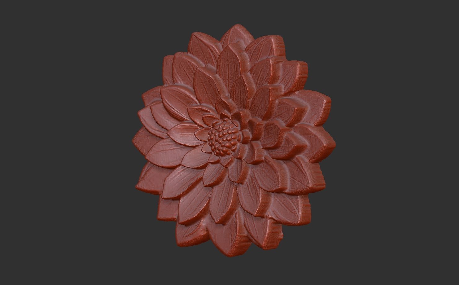 flower cnc model 2  3D print model_3
