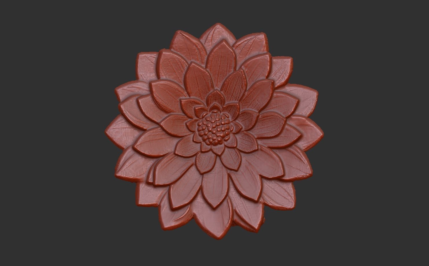 flower cnc model 2  3D print model_9