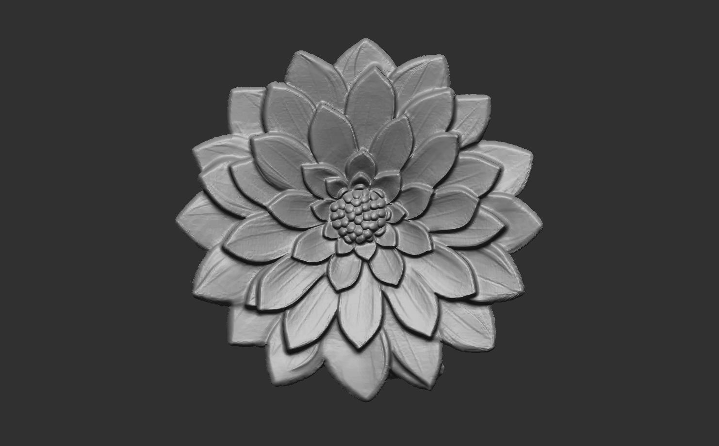 flower cnc model 2  3D print model_6