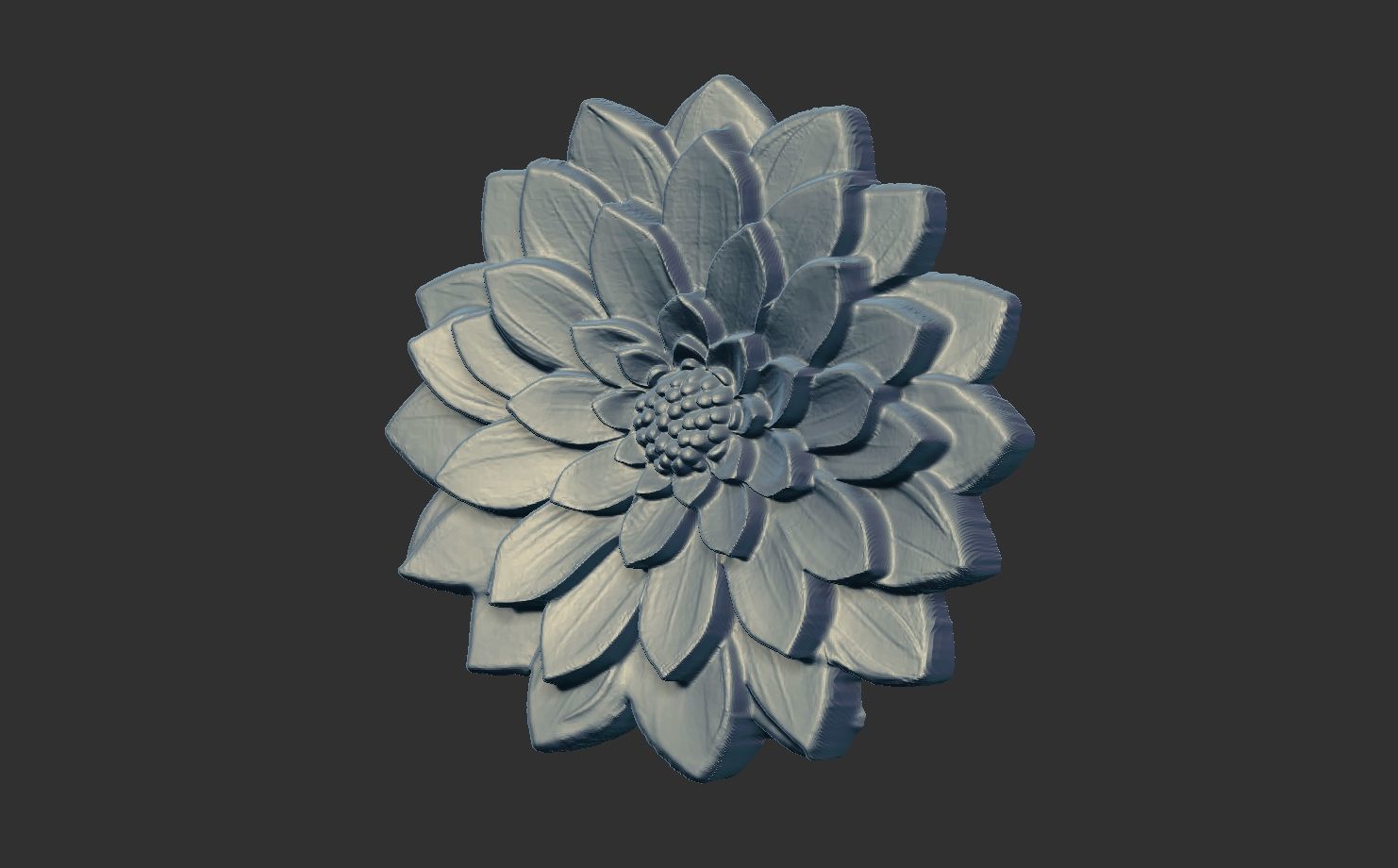 flower cnc model 2  3D print model_8