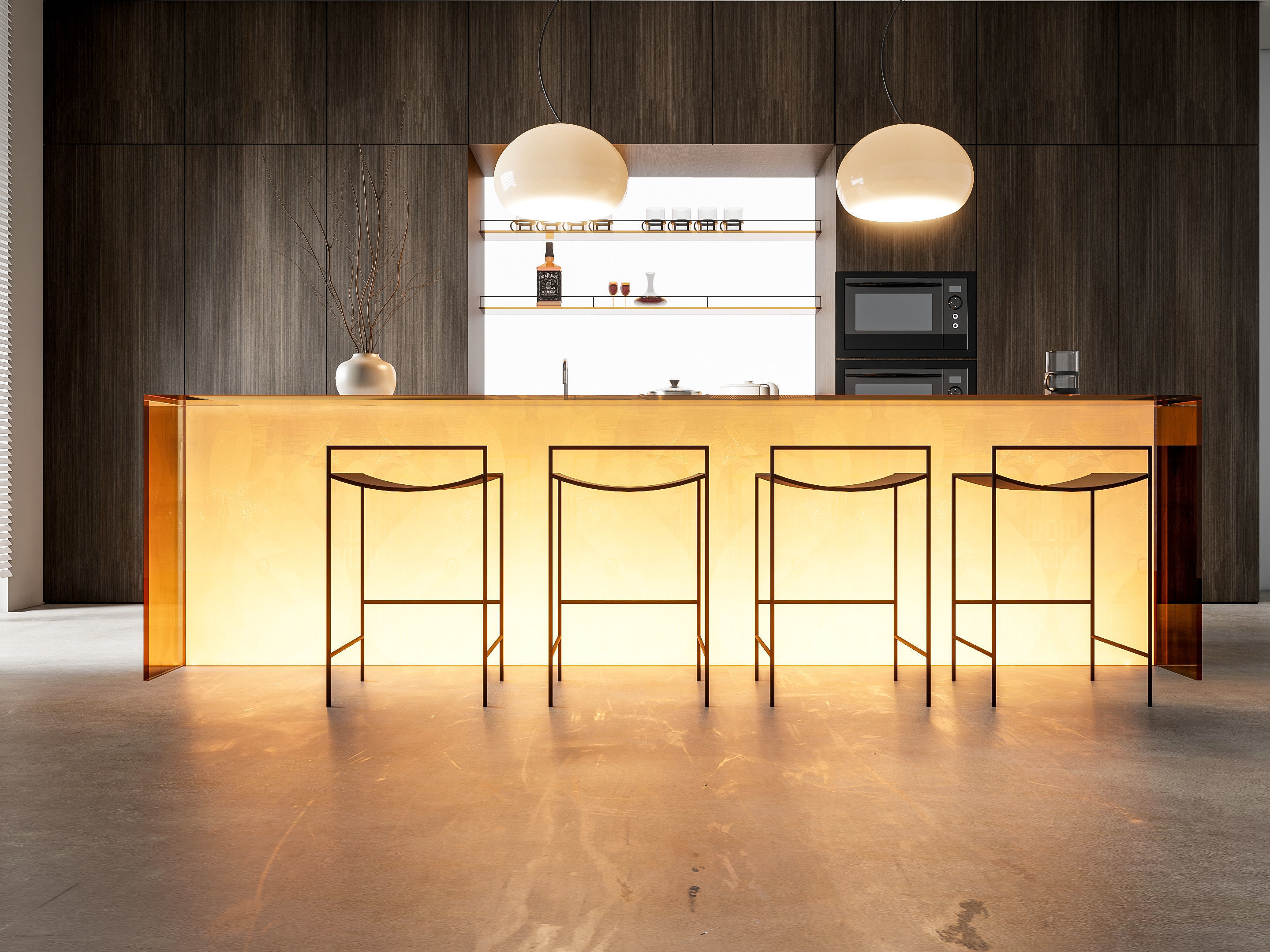 Kitchen Modern interior 82 3D model_13