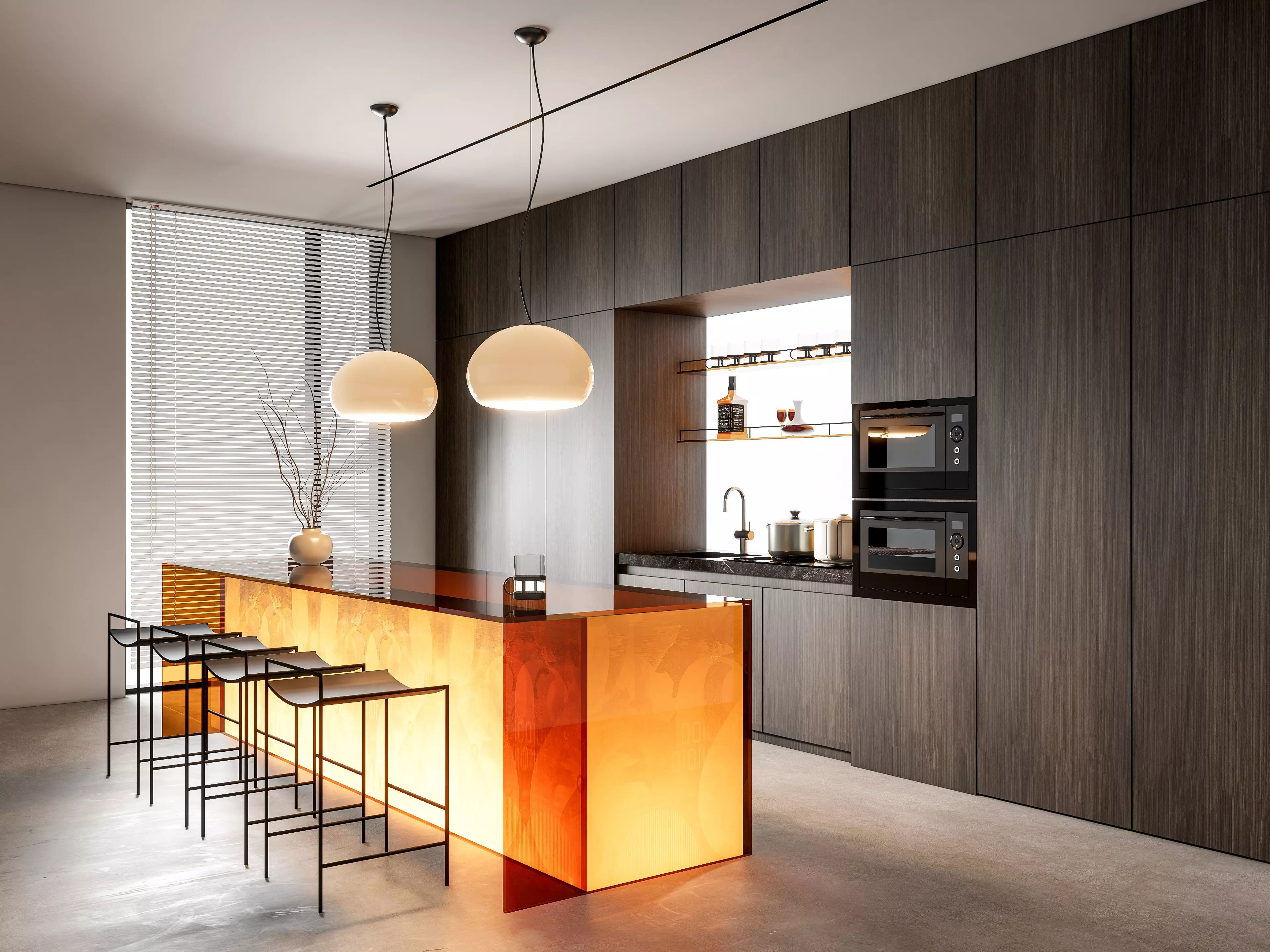 Kitchen Modern interior 82 3D model_0