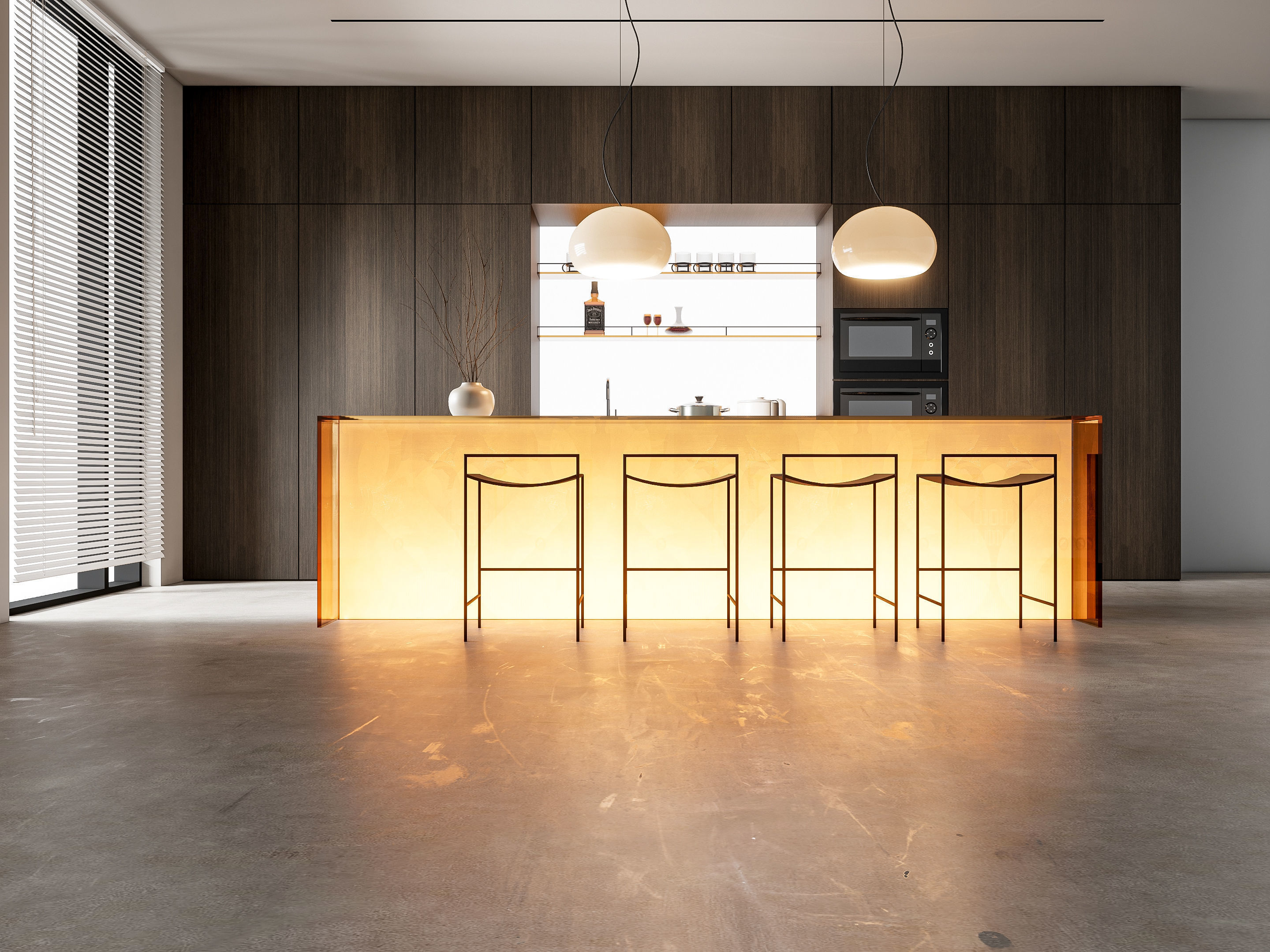 Kitchen Modern interior 82 3D model_15