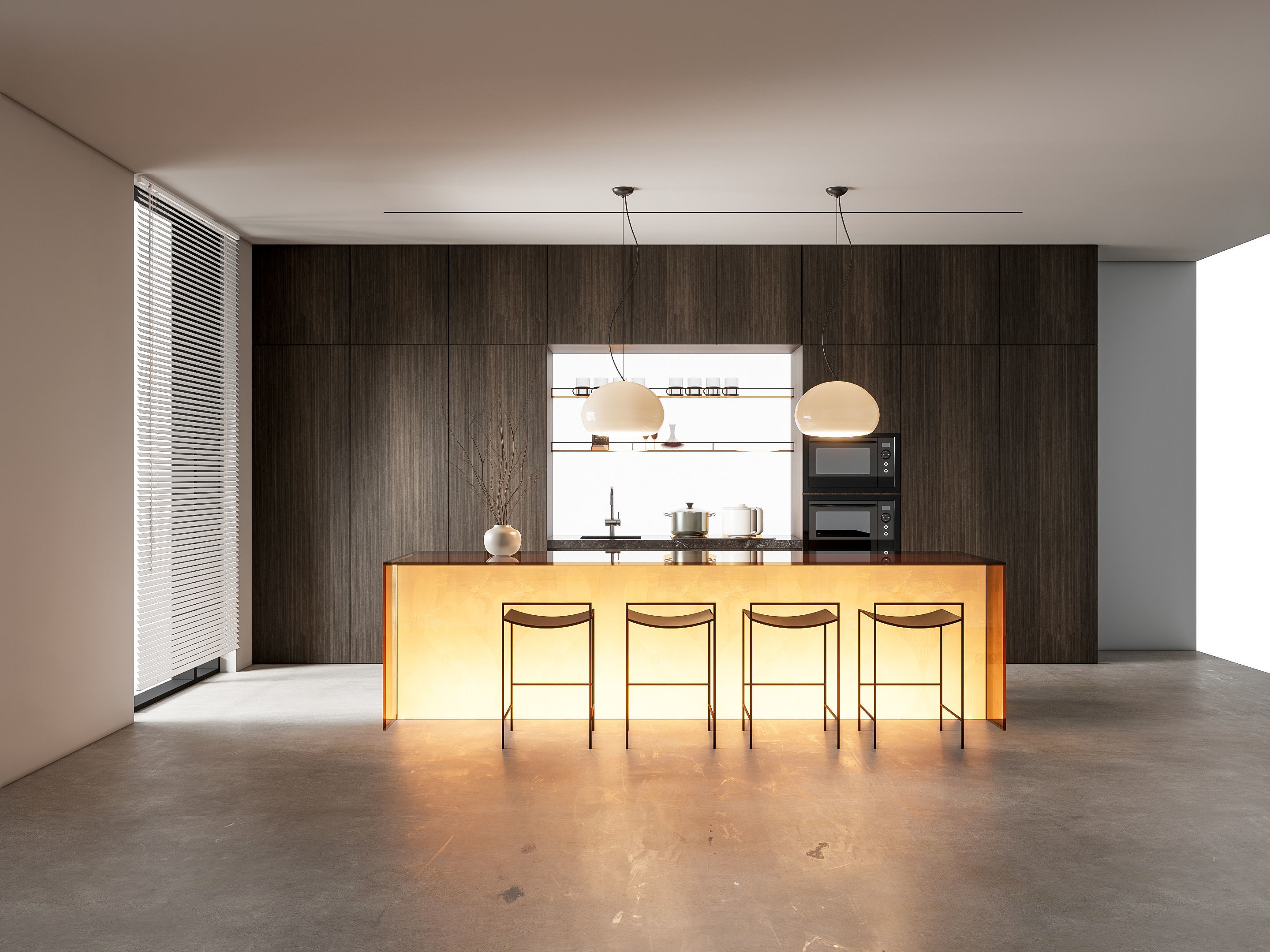 Kitchen Modern interior 82 3D model_19