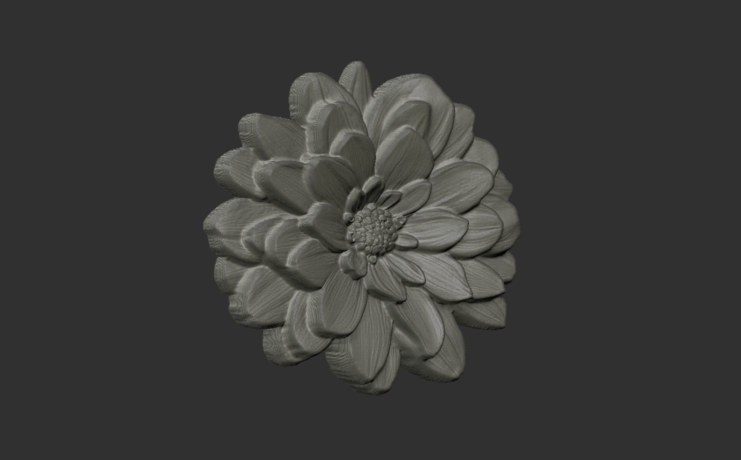 flower cnc model 3  3D print model_10