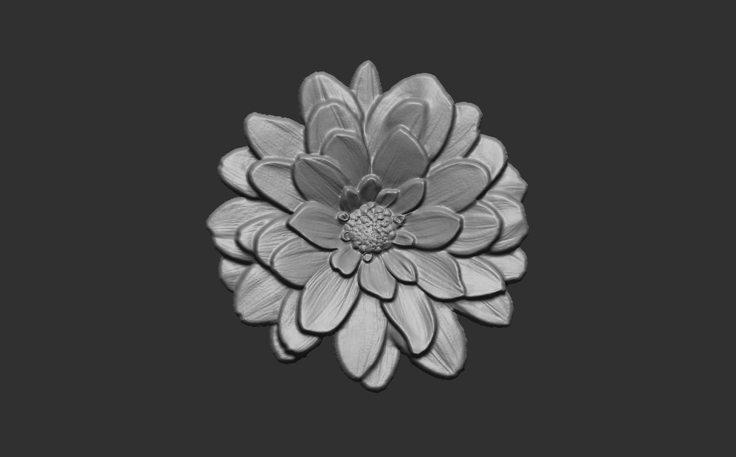 flower cnc model 3  3D print model_4
