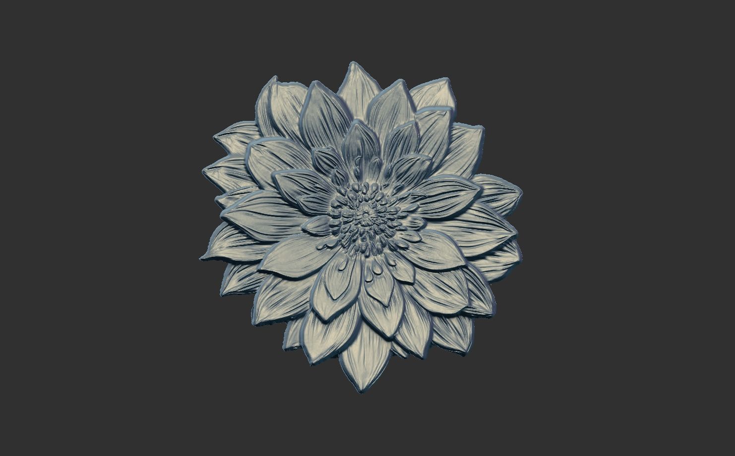 flower cnc model 4  3D print model_6