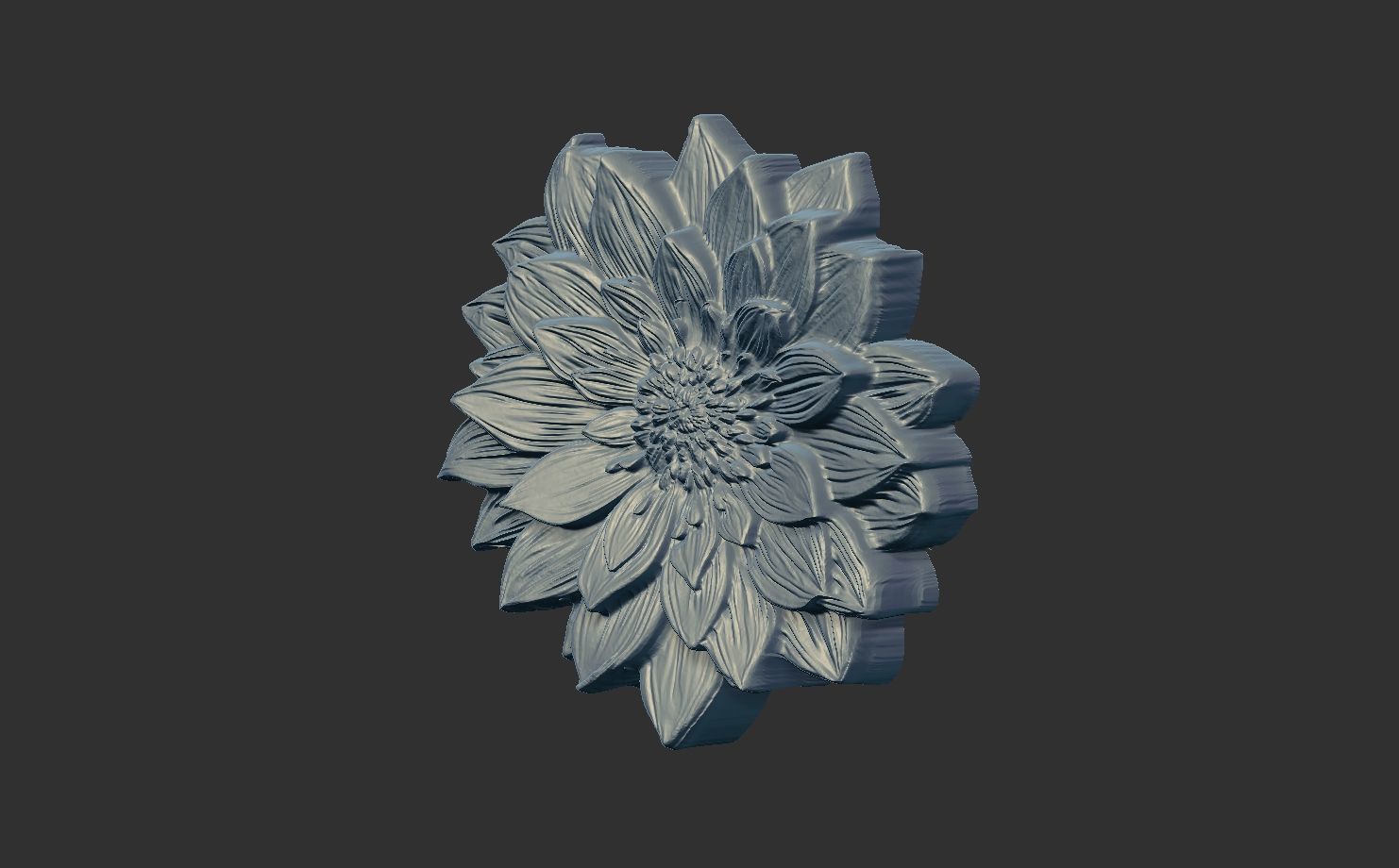 flower cnc model 4  3D print model_7