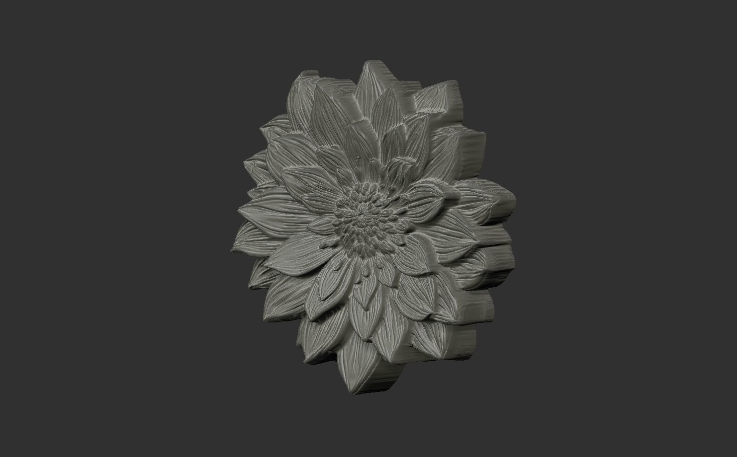 flower cnc model 4  3D print model_4