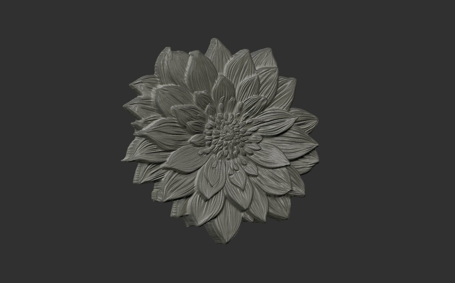 flower cnc model 4  3D print model_11