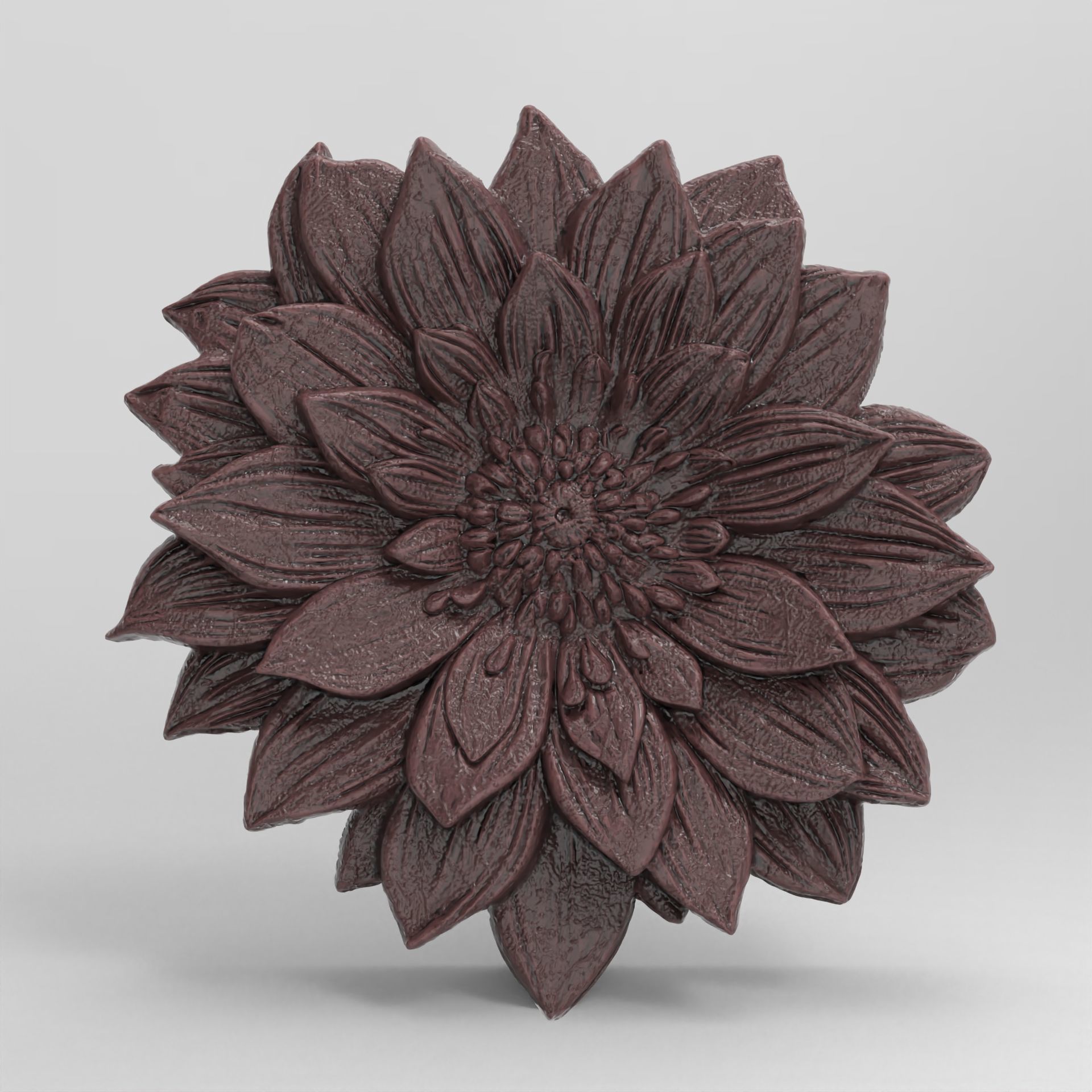 flower cnc model 4  3D print model_2