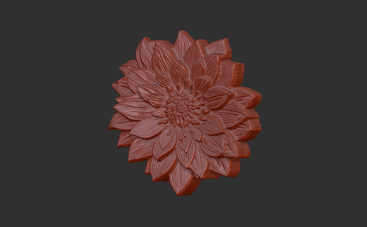 flower cnc model 4  3D print model_8