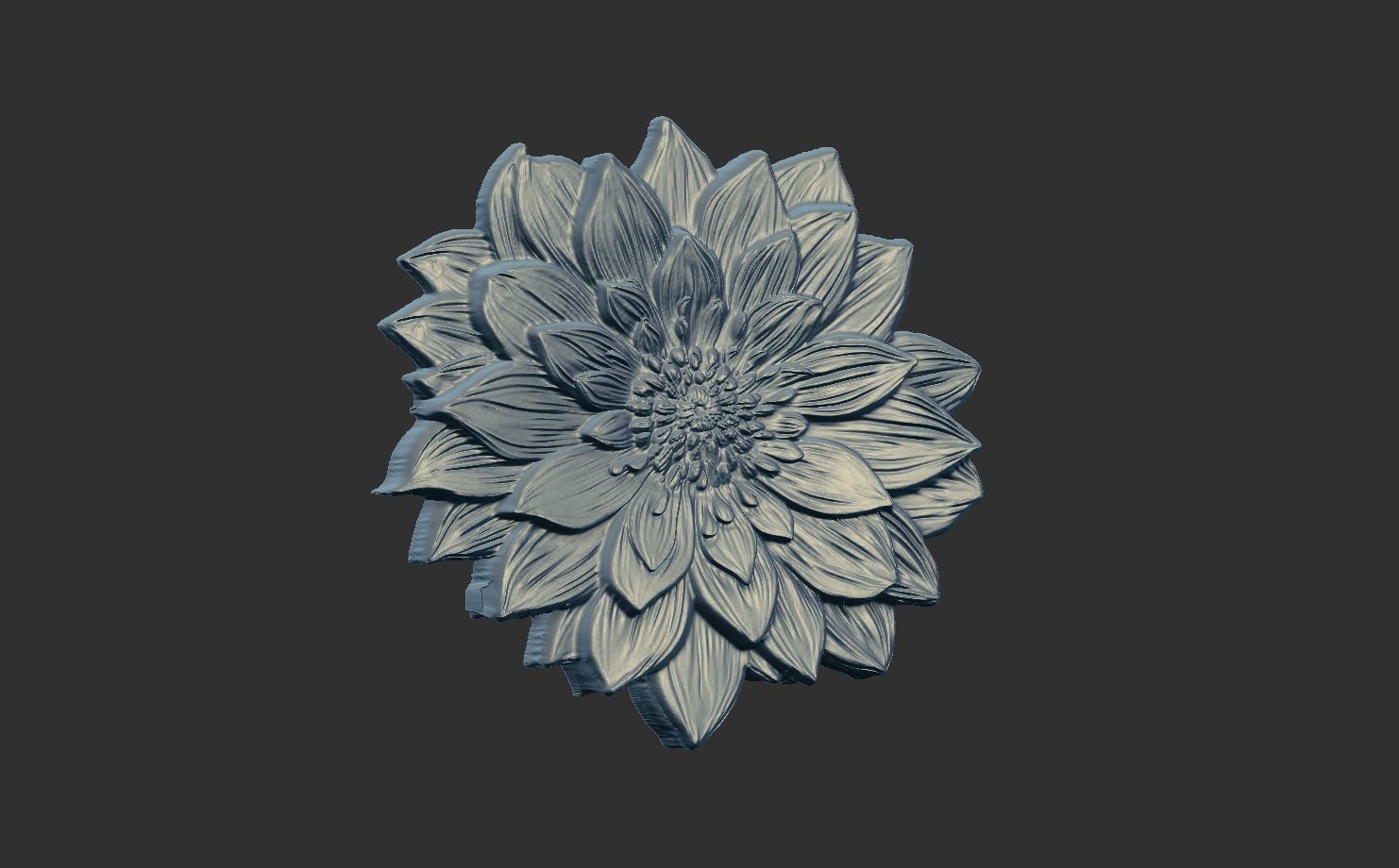 flower cnc model 4  3D print model_3
