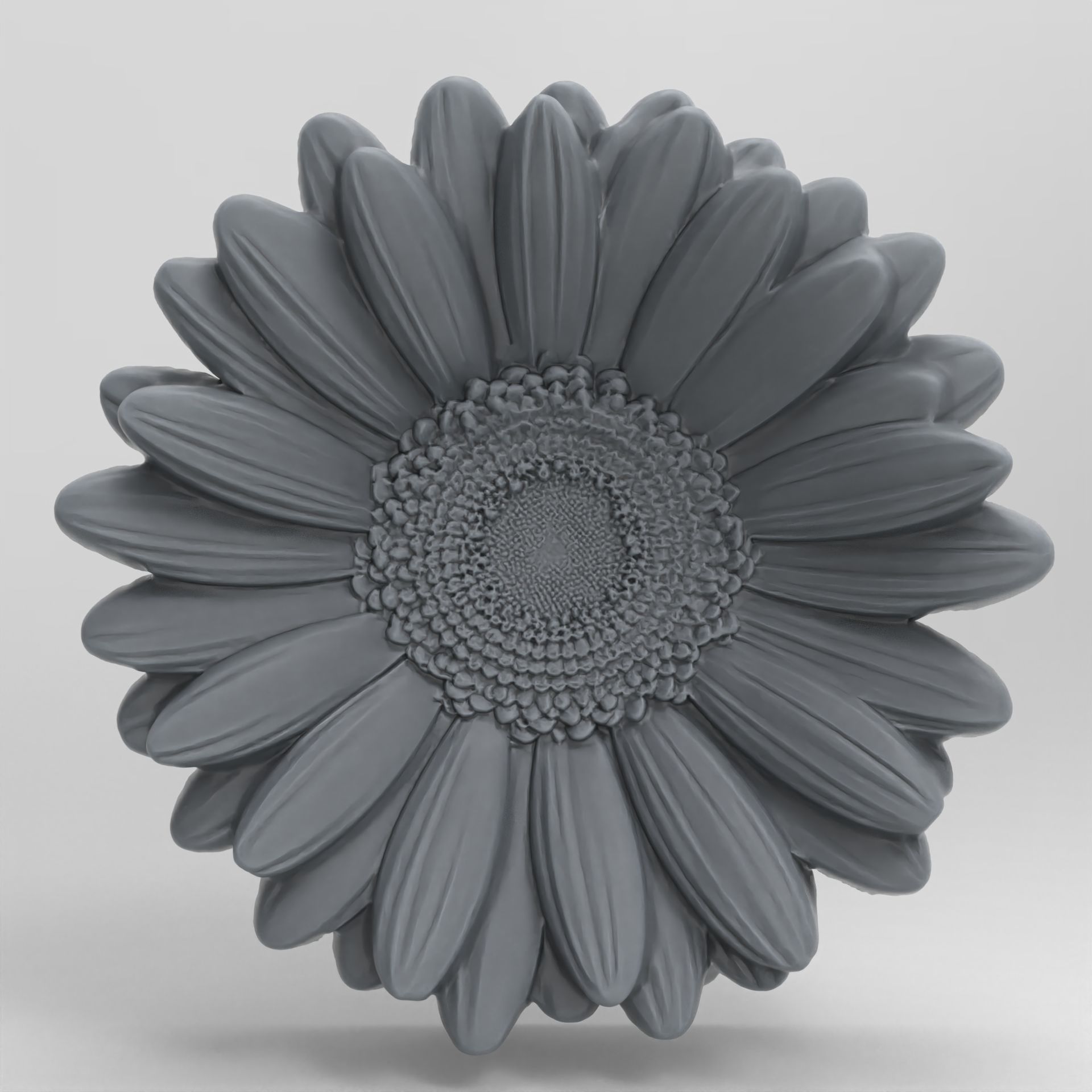 flower cnc model 5  3D print model_2