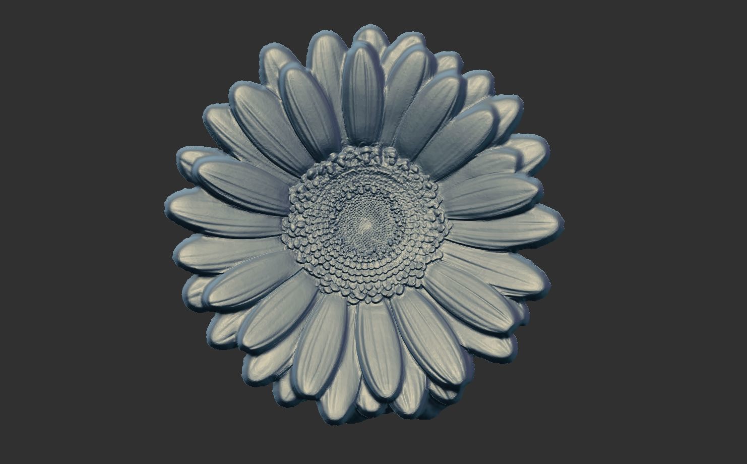 flower cnc model 5  3D print model_3