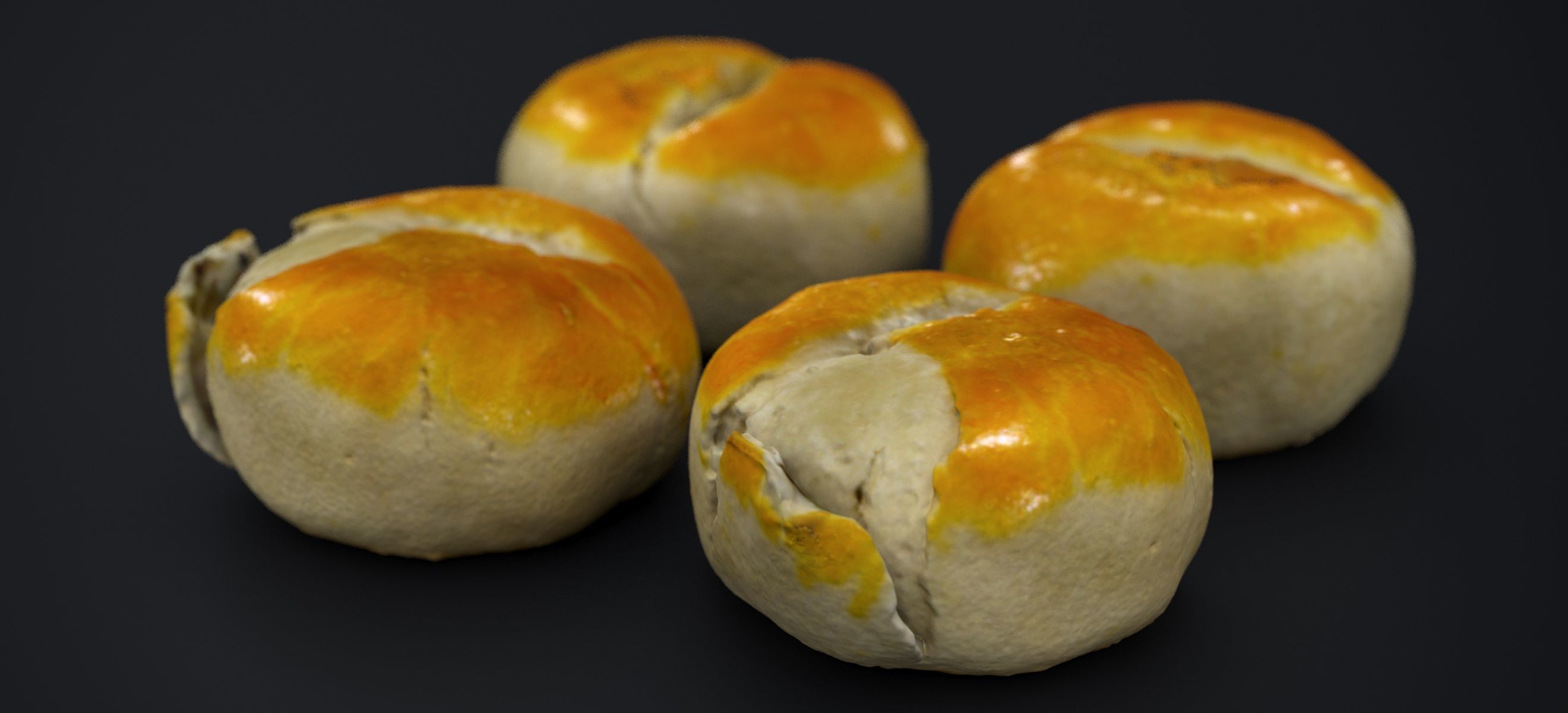 EGG MOON CAKE 2024 3D model_3