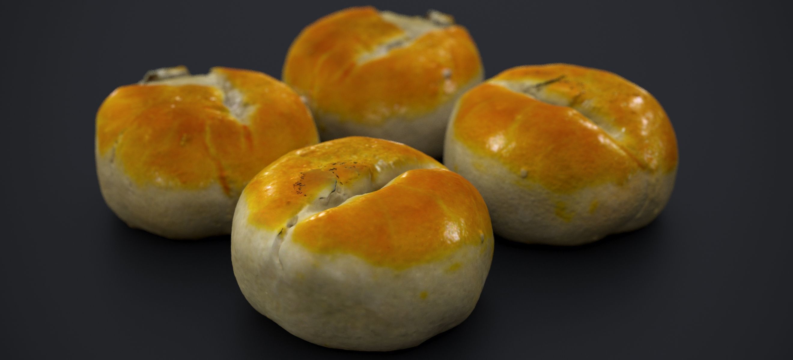 EGG MOON CAKE 2024 3D model_6