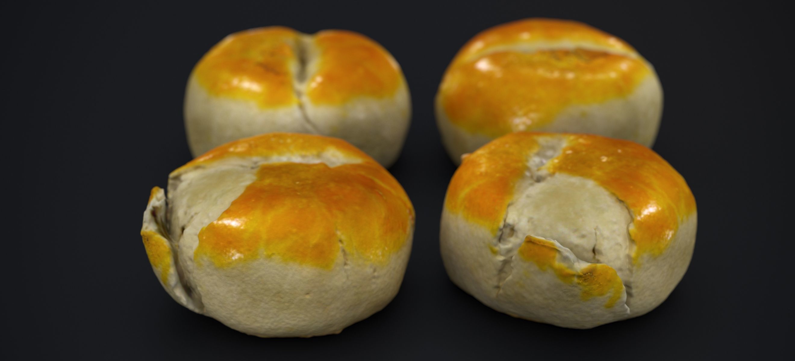 EGG MOON CAKE 2024 3D model_2