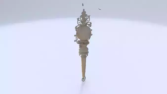 Processional Staff 3D model