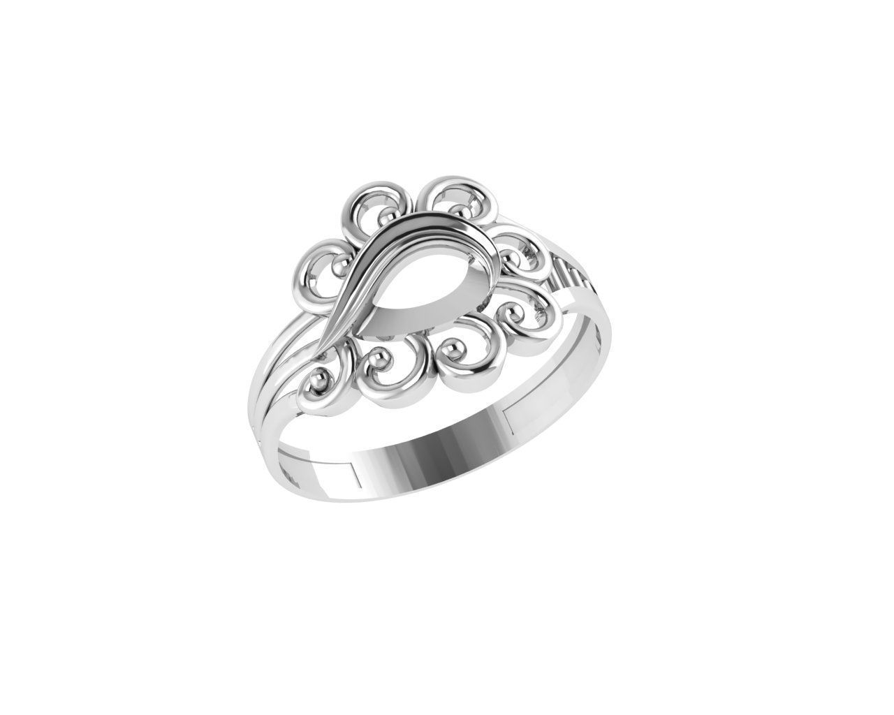 Rings 3D print model_1