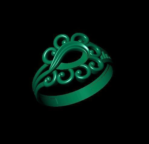 Rings 3D print model_2