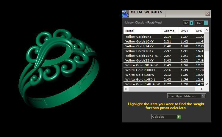 Rings 3D print model_3