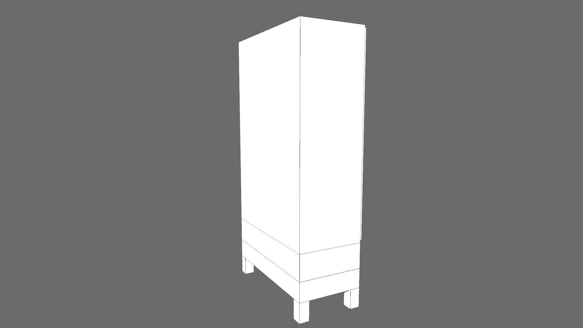 Water Flow Control Meter Low-poly 3D model_10