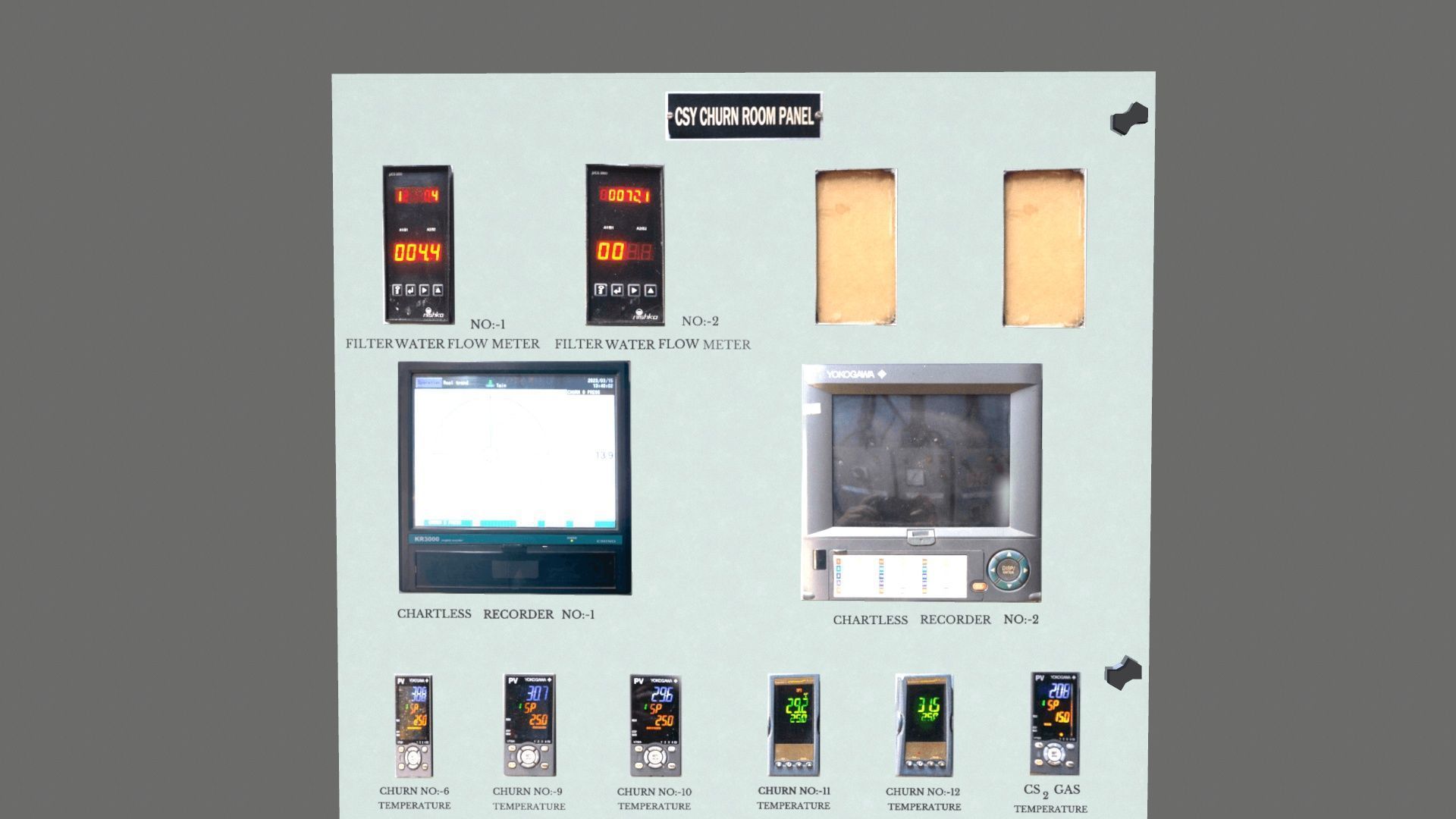 Water Flow Control Meter Low-poly 3D model_4
