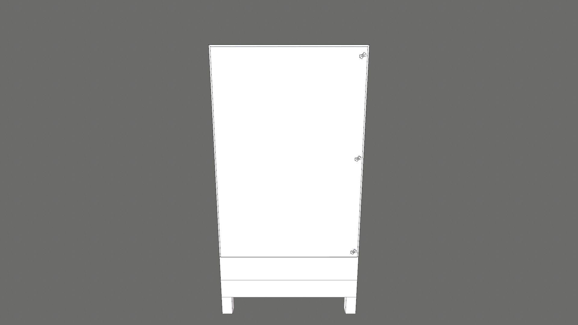 Water Flow Control Meter Low-poly 3D model_8