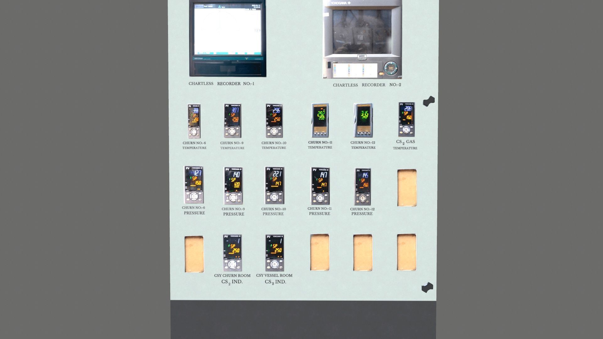 Water Flow Control Meter Low-poly 3D model_5