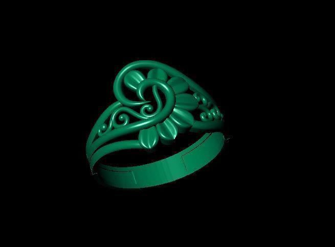 Rings 3D print model_2