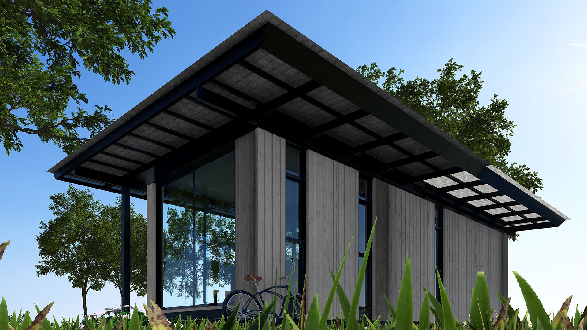 Modern Villa  Free 3D model_1