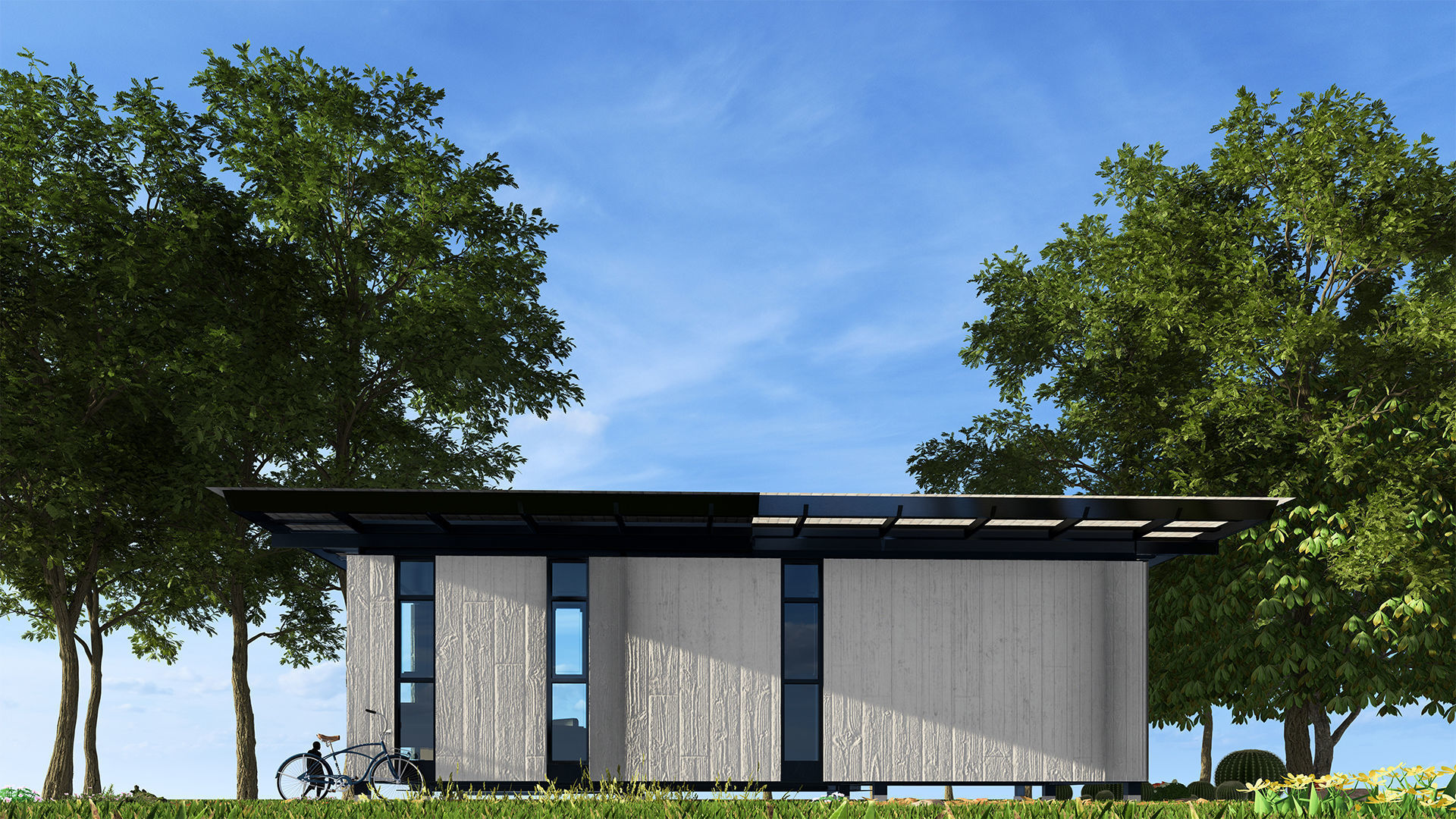 Modern Villa  Free 3D model_3