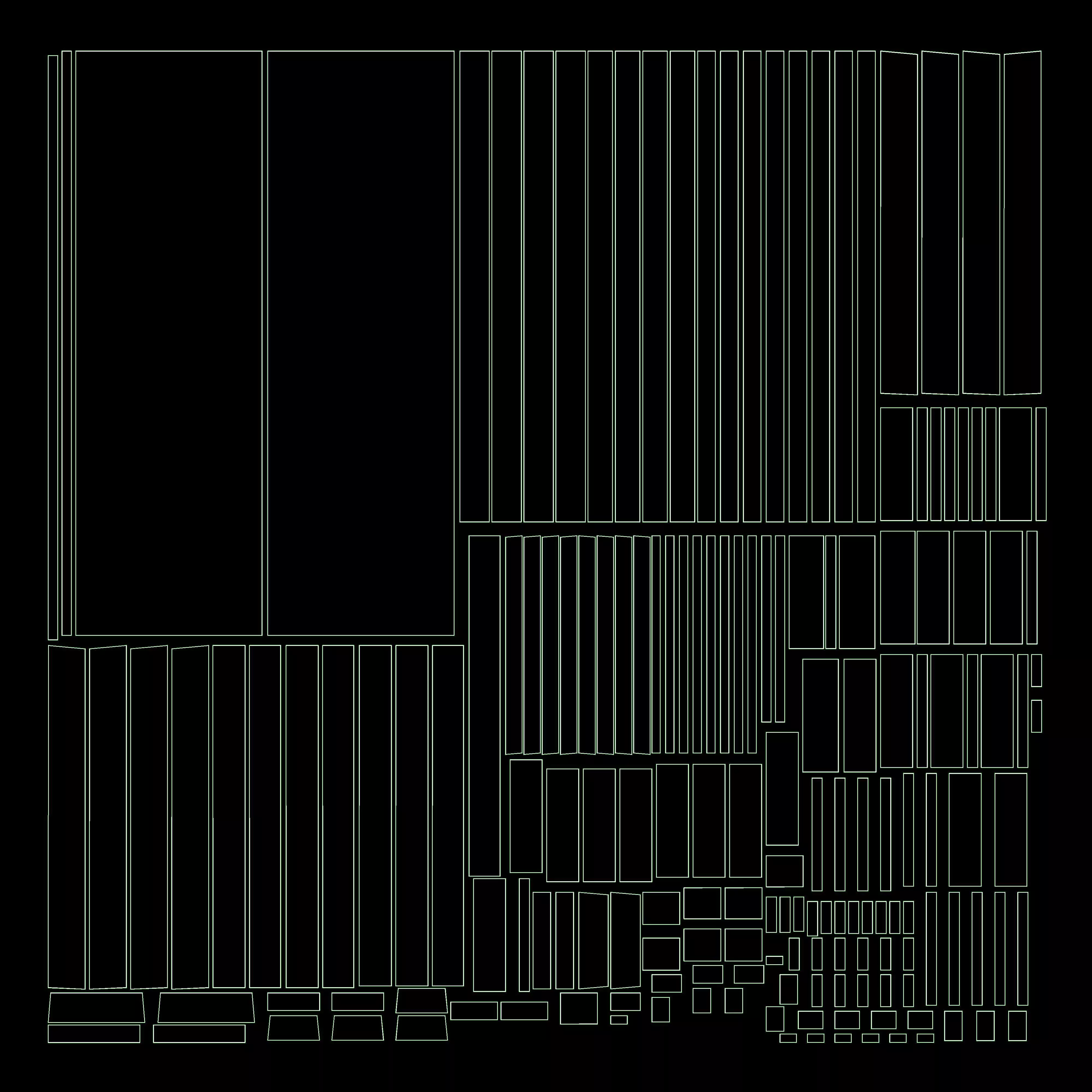 Boothbay Solid Wood Console Table 3D model_10
