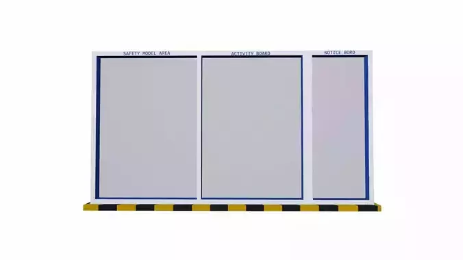 Notice Board Low-poly 3D model