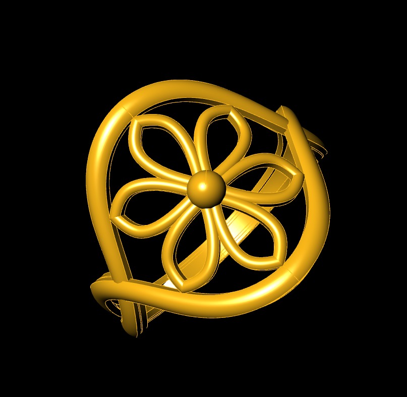 Plan Rings 3D print model_8