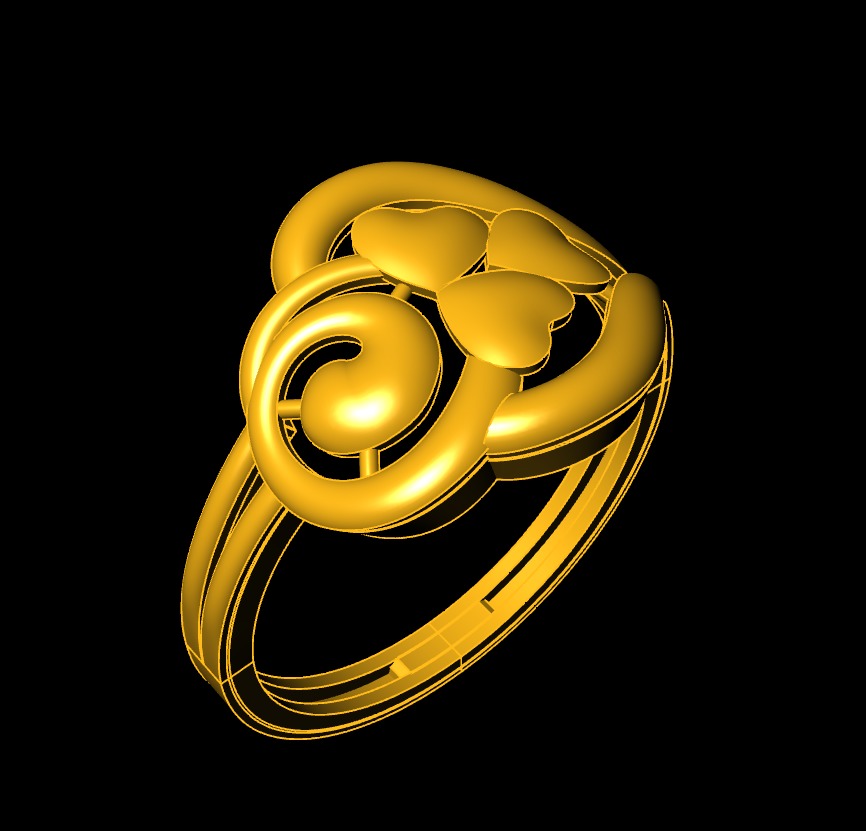 Plan Rings 3D print model_1
